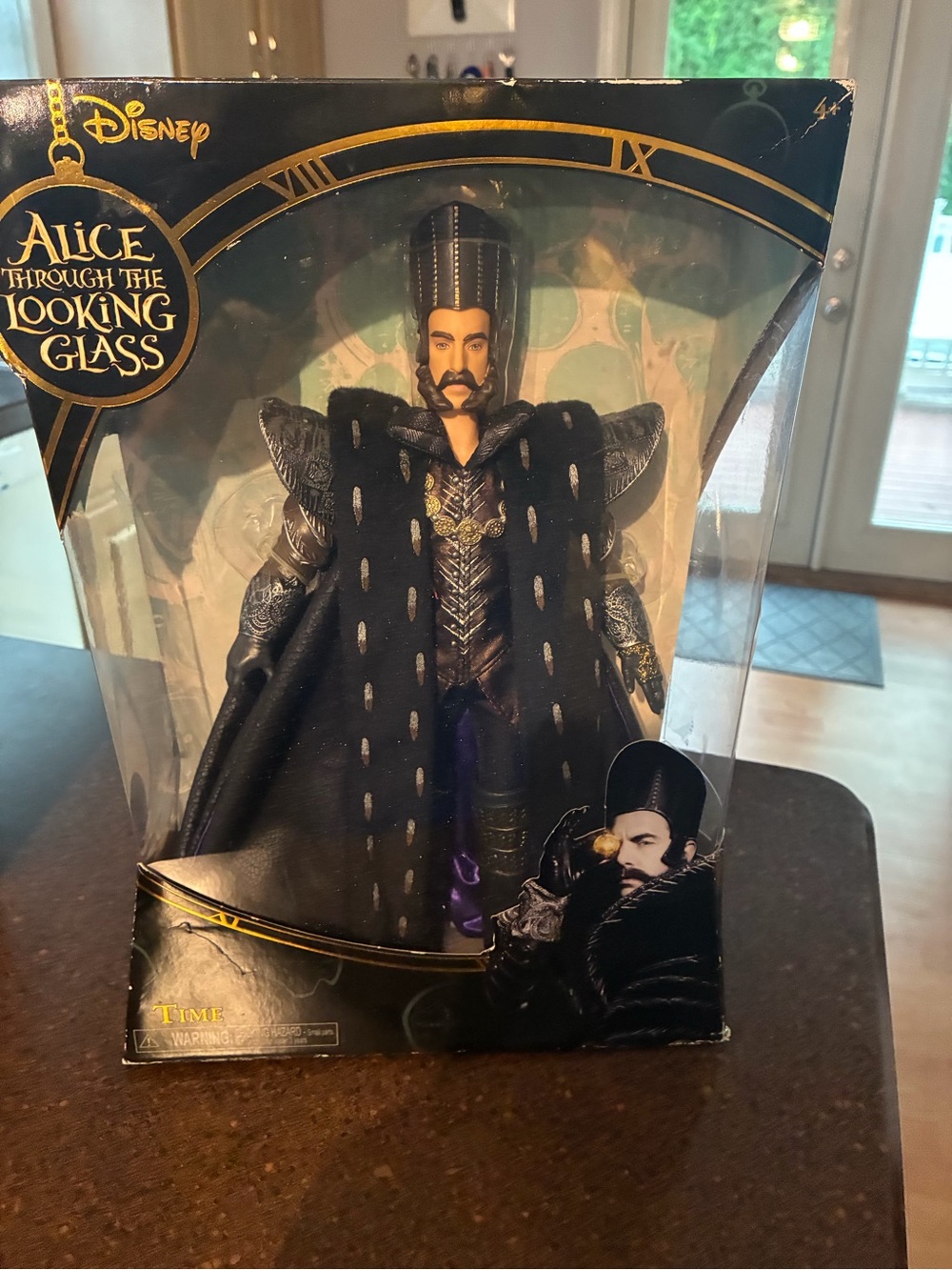 Disney Time Figure with Black Cloak and Purple Accents
